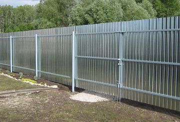 Забор из профнастила Эконом